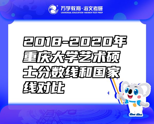 2018-2020年重庆大学艺术硕士分数线和国家线对比